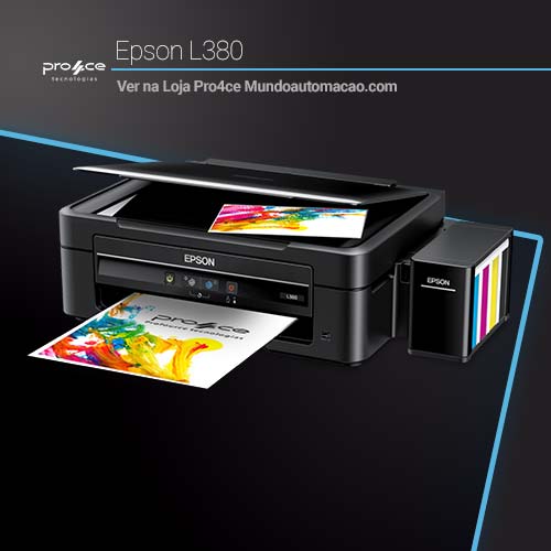 Multifuncional Epson L380 impressora tanque de tinta