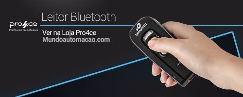 Leitor de código de barras Bluetooth